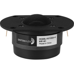 DAYTON AUDIO RST28A-4 Aluminum Dome Tweeter Speaker 80W 4 Ohm 92.5dB 1500Hz-20kHz