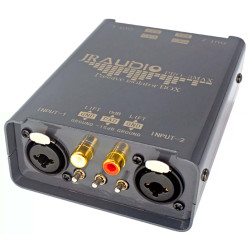 JRAUDIO PRO-3MAX Transformateur Audio d'Isolation Boucle de Masse XLR / Jack 6.35mm / RCA