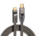 ATAUDIO AT-M015 Câble USB-C Mâle vers USB-B Mâle Blindé Cuivre OFC 6N 0.5m