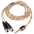DD BC150G-MXLR4 Câble Casque Symétrique Jack 4.4mm vers 2x Mini-XLR Argent 4N / Cuivre OCC 5N 1.45m