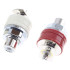 VIBORG RC-101 (R) Embases RCA Cuivre Pur Plaqué Argent / Rhodium (La paire)