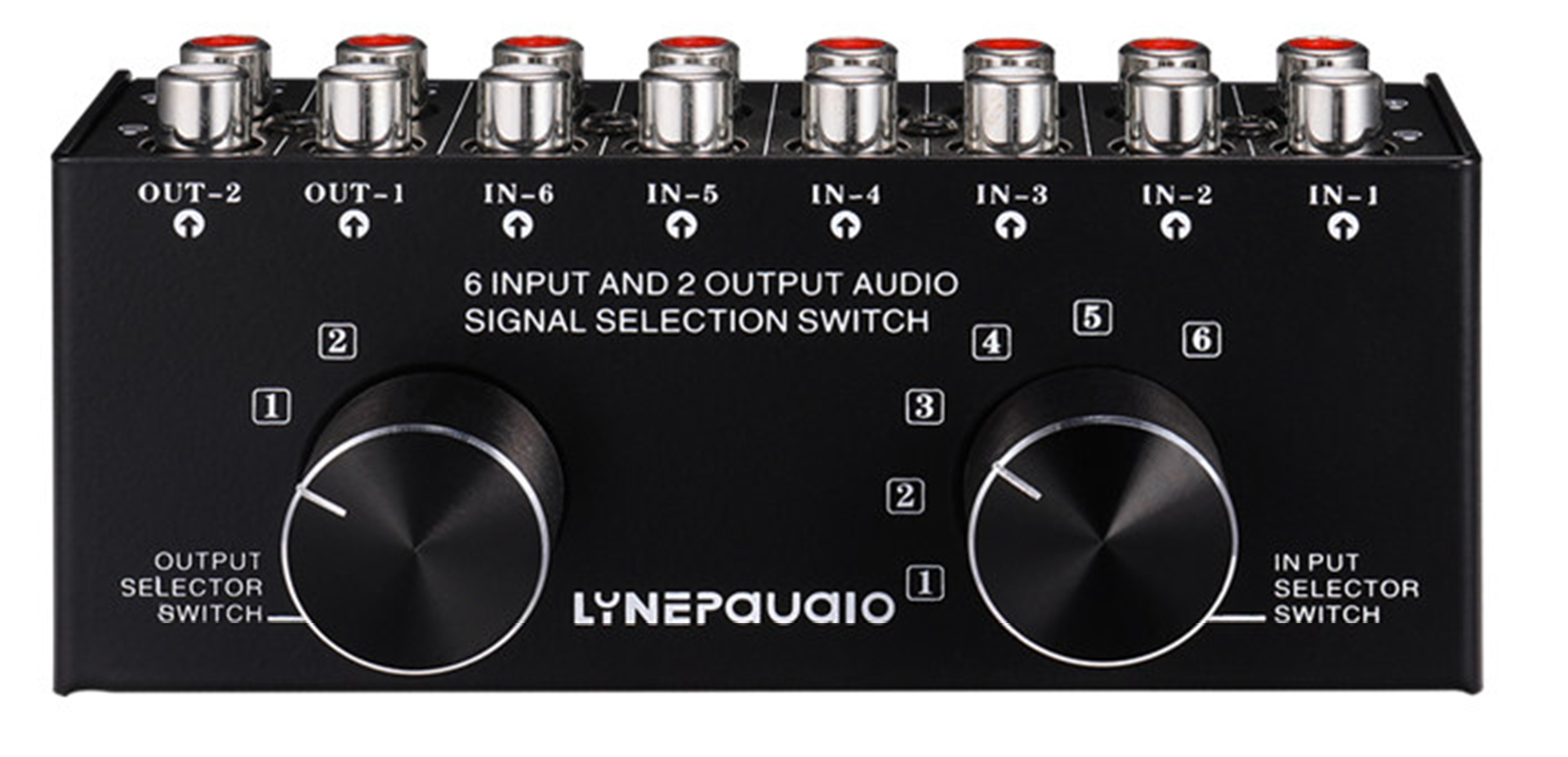 6-to-2 Reversible RCA Source Selector