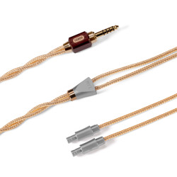 DDHIFI BC150G-ODU2 Câble Casque Symétrique Jack 4.4mm vers Sennheiser ODU2 Argent 4N / Cuivre OCC 5N 1.45m