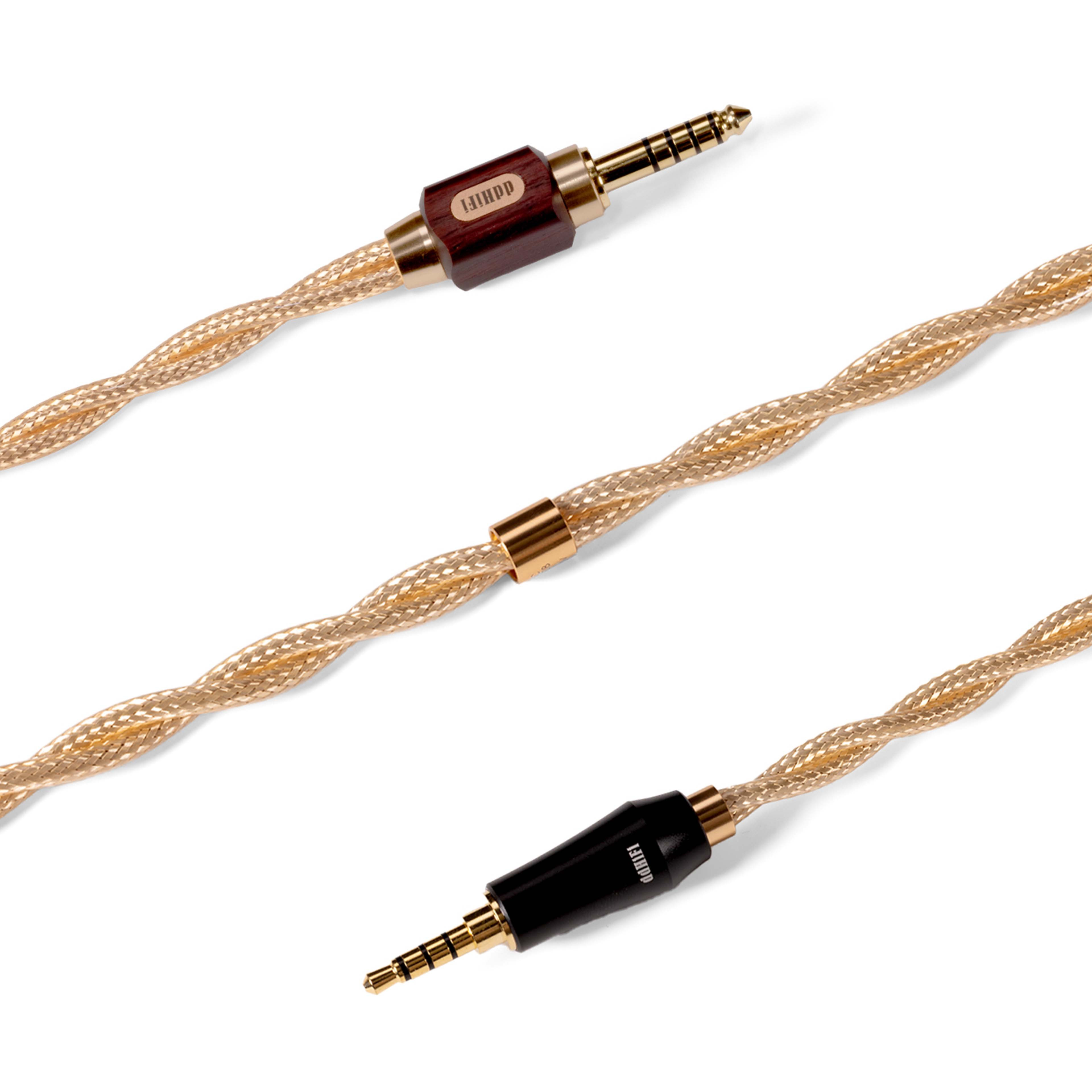 DD BC150G-BAL35 Balanced Headphone Cable 4.4mm Jack to 3.5mm Jack 4N Silver / 5N OCC Copper 1.45m