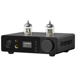 AMPAPA H1 Class A Tube Headphone Amplifier Preamplifier 2xECC83