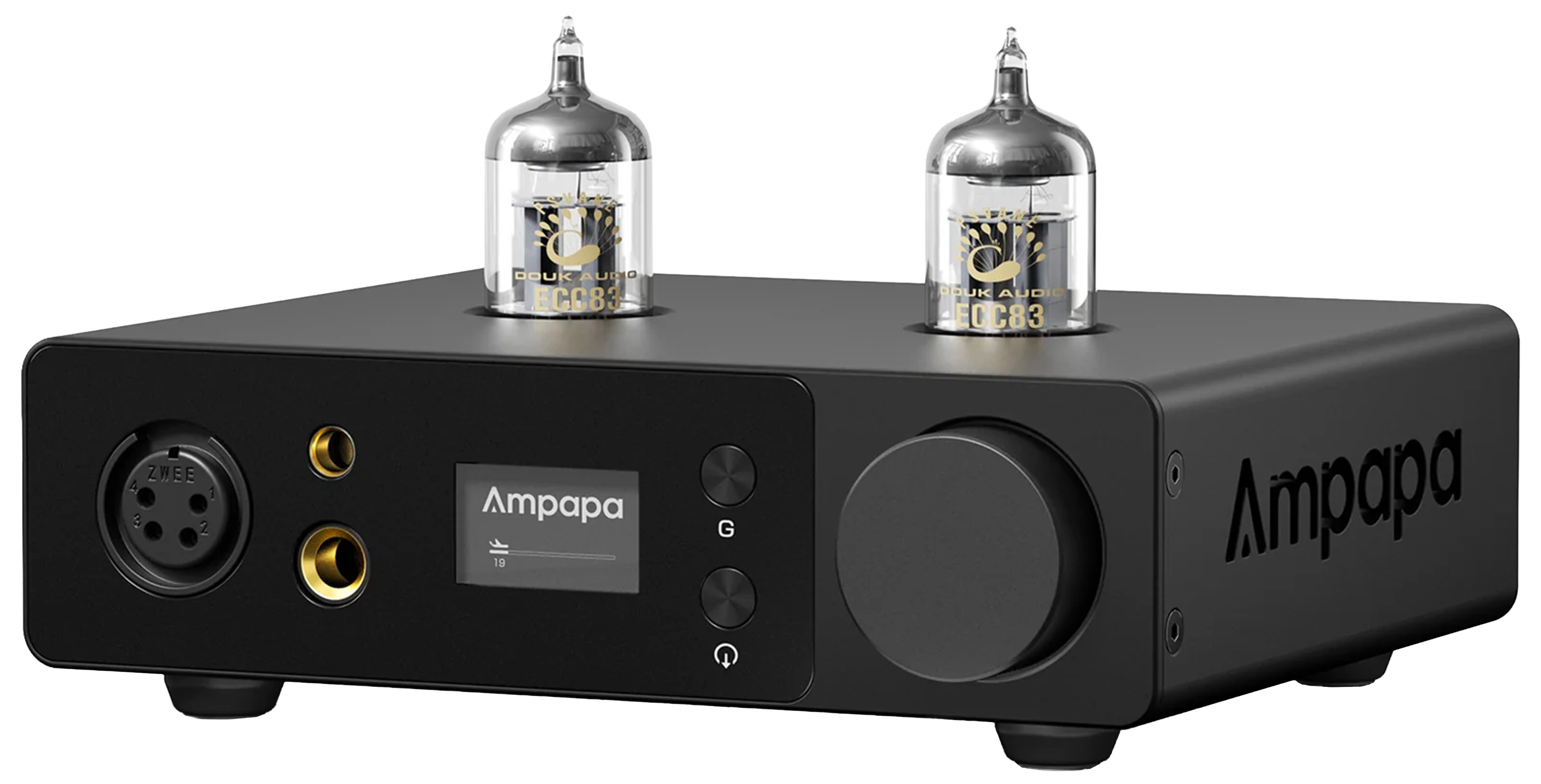 AMPAPA H1 Class A Tube Headphone Amplifier Preamplifier 2xECC83