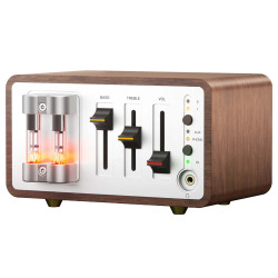 DOUK AUDIO T12 Amplificateur Casque Préamplificateur Phono MM/MC à Tubes 6J5B-Q