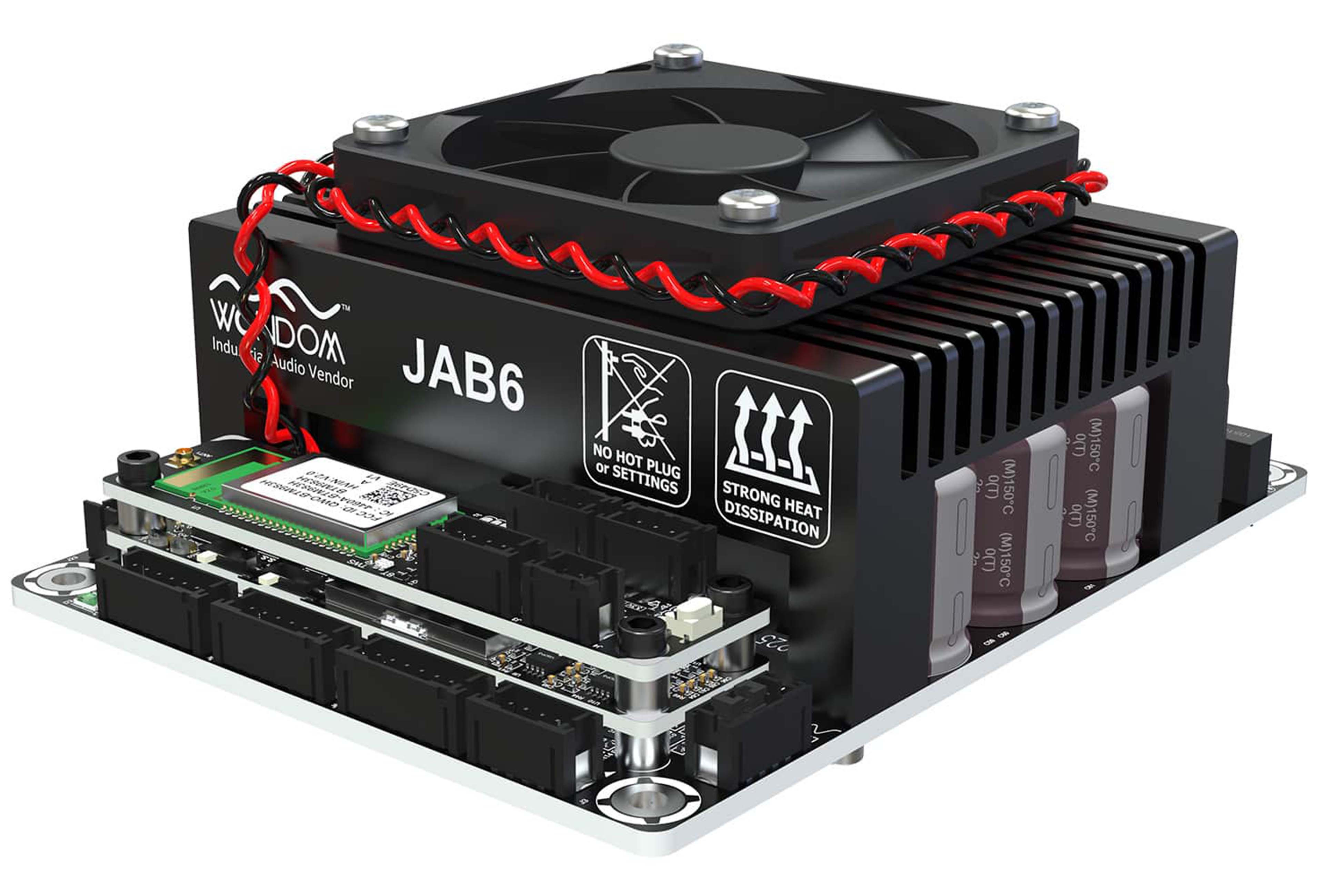 WONDOM AA-JA33288 JAB6 Amplifier Module PFFB Class D BT/DSP ADAU1701 TPA3255 4.0/2.1/2.0 4x300W 4 Ohms