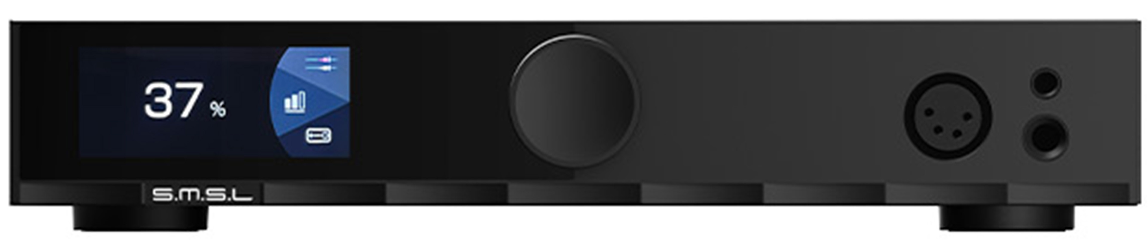 SMSL H400 MK2 BLACK Headphone Amplifier Preamplifier 14xOPA1612A Black