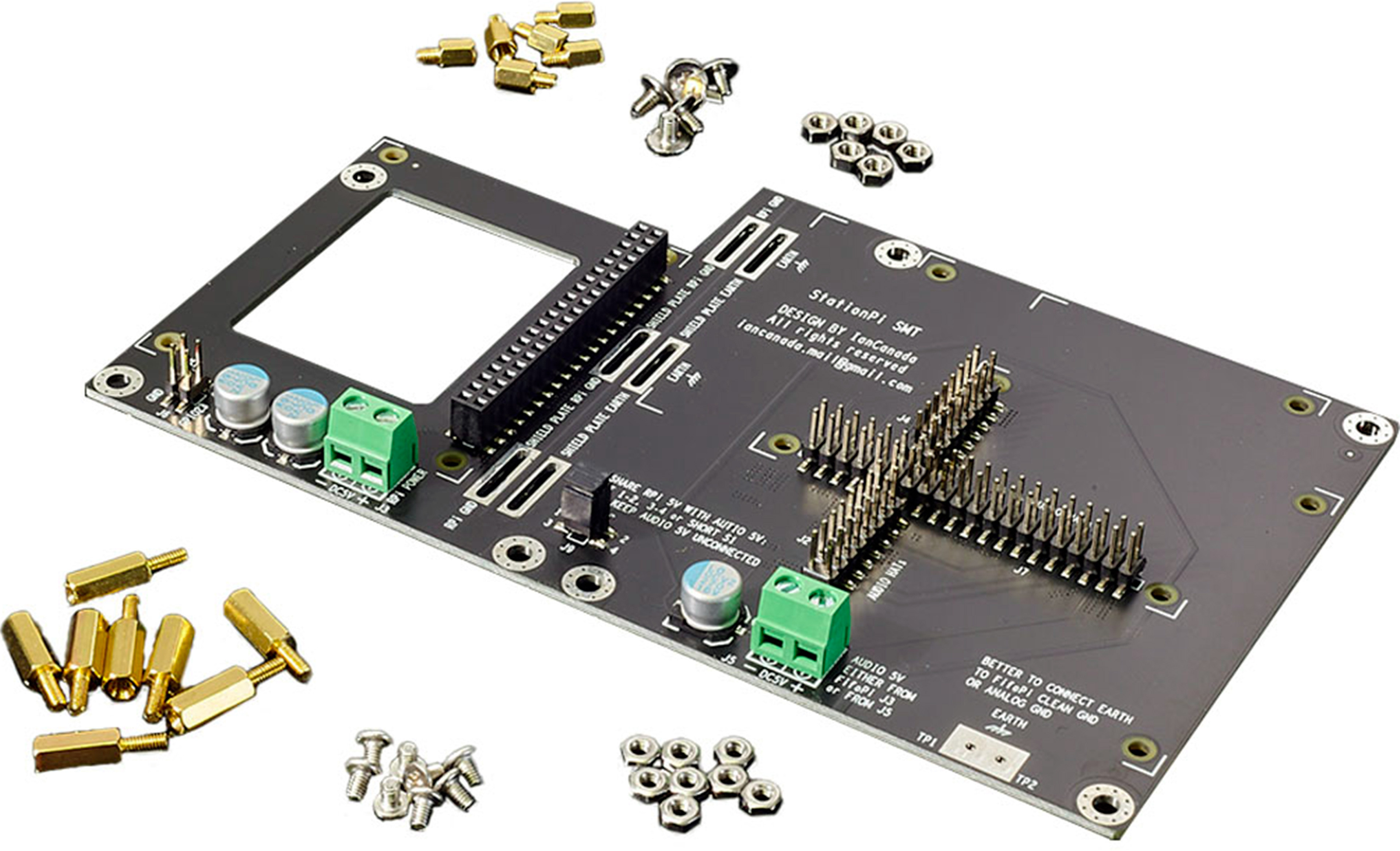 IAN CANADA STATIONPI SMT Raspberry Pi and HAT Boards Adapter Station