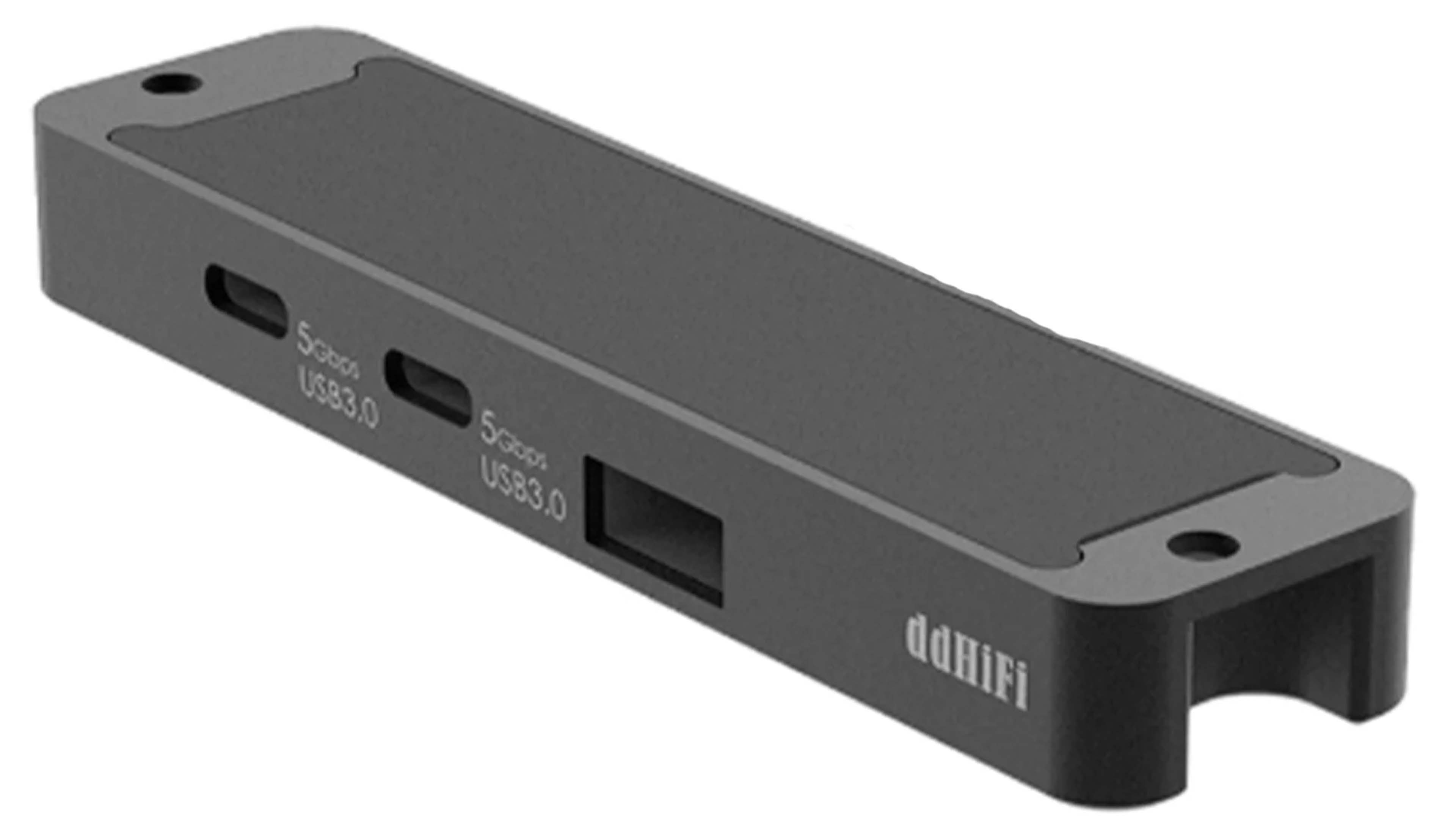 DD HS650 Hub USB 2x USB-A 2.0 3x USB-C 3.0 1x USB-C PD 100W Noir