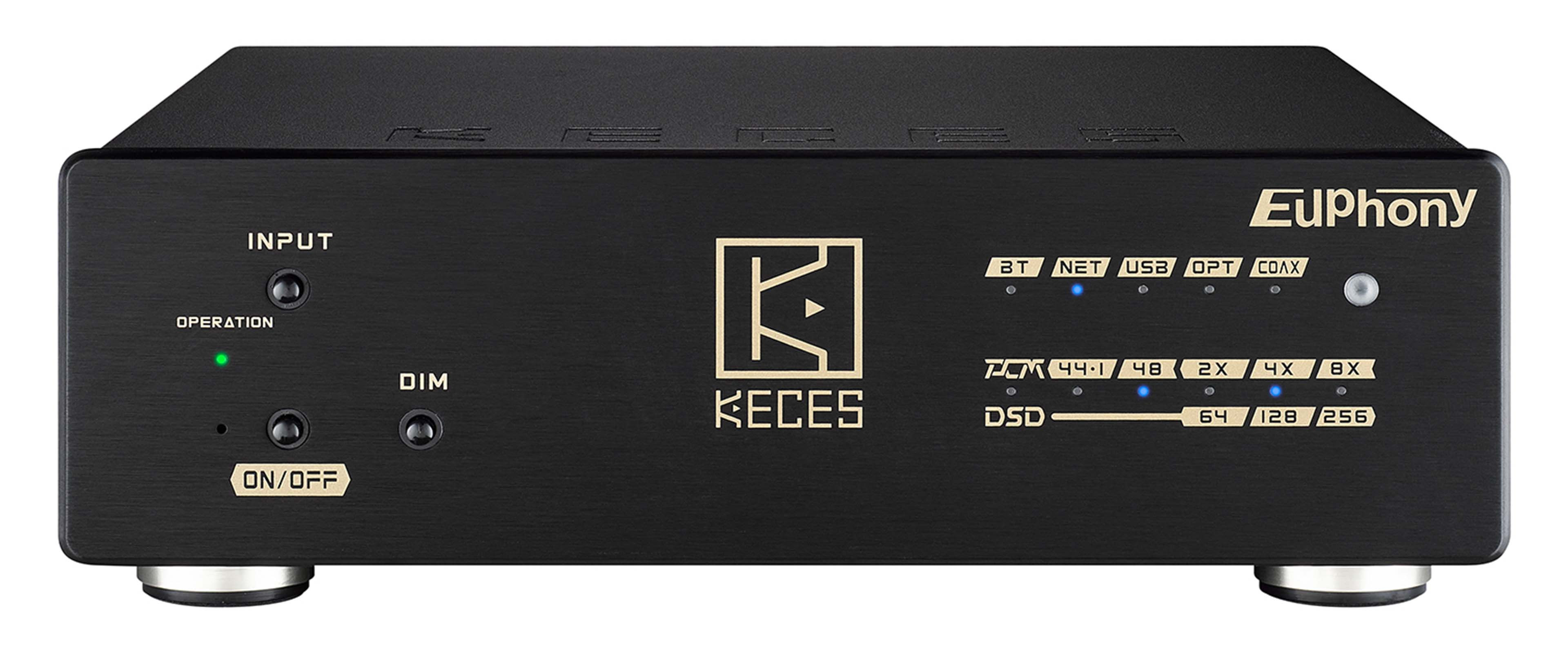 KECES EUPHONY Discrete Balanced DAC Streamer WiFi DLNA Bluetooth 5.1 32bit 384kHz DSD256