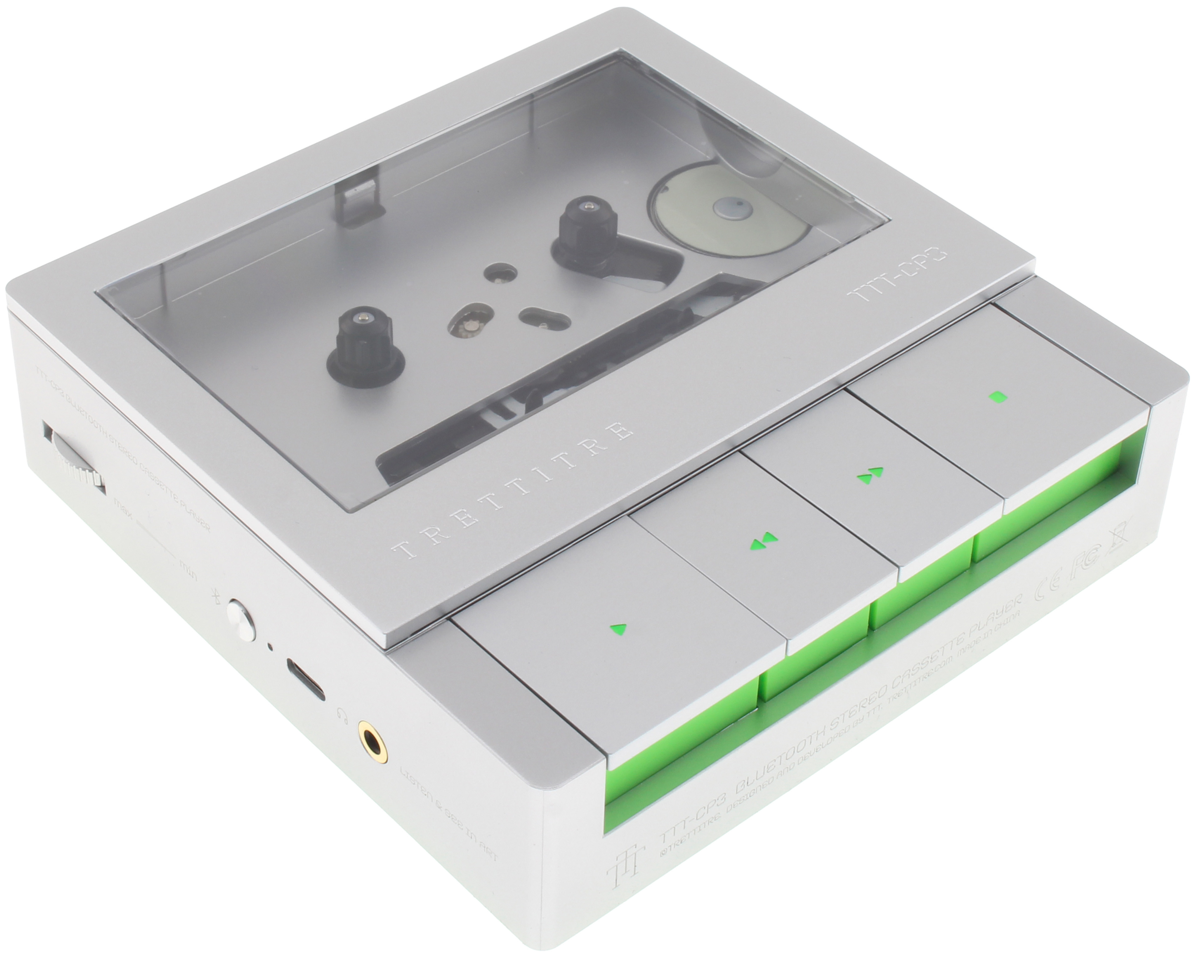 TRETTITRE TTT-CP3 Bluetooth 5.4 Cassette Player