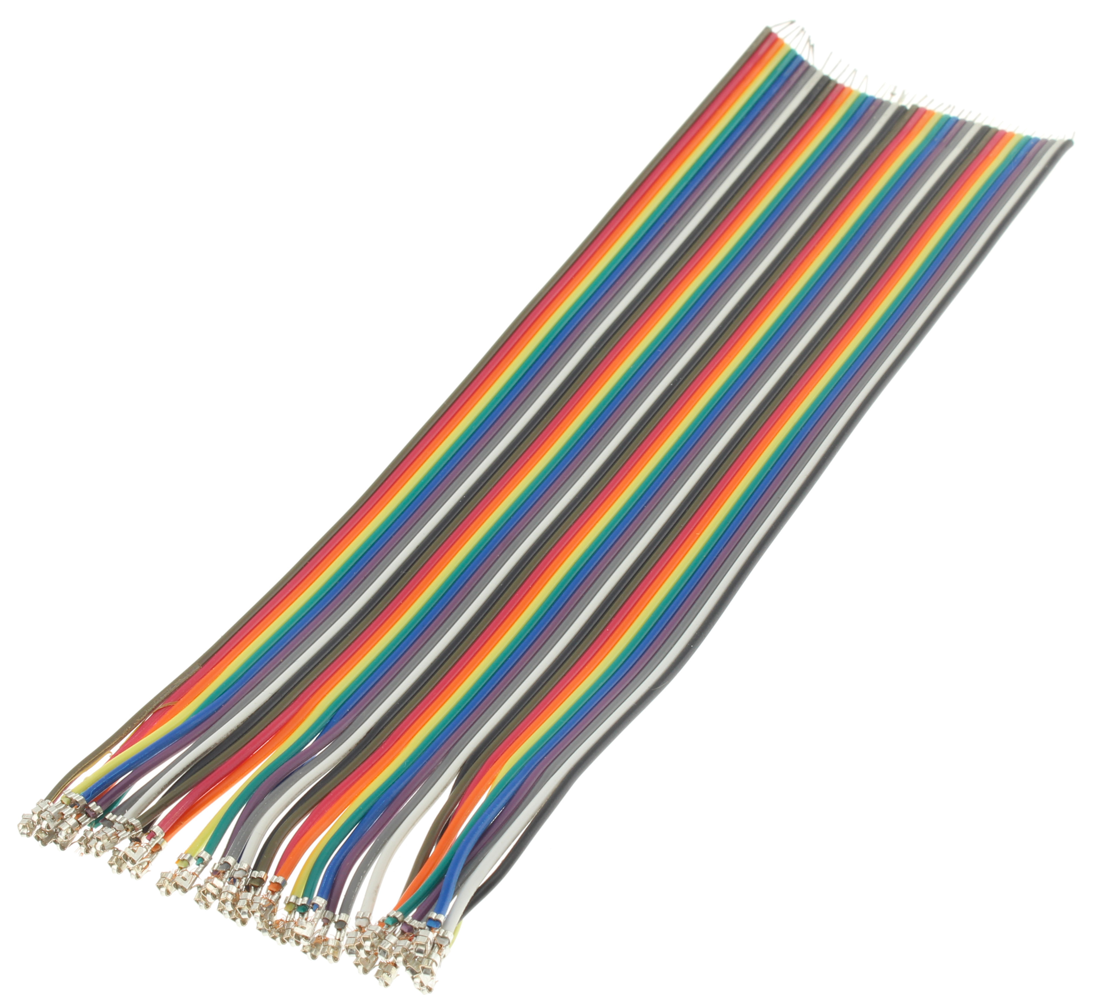 Nappe XH 2.54mm Femelle vers Fils Nus 1 Connecteur 40 Pins 20cm (Unité)