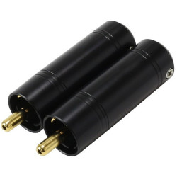 ELECAUDIO RC90-REDC RCA Connectors Red Copper Gold plated 24K Ø 9mm (Pair)