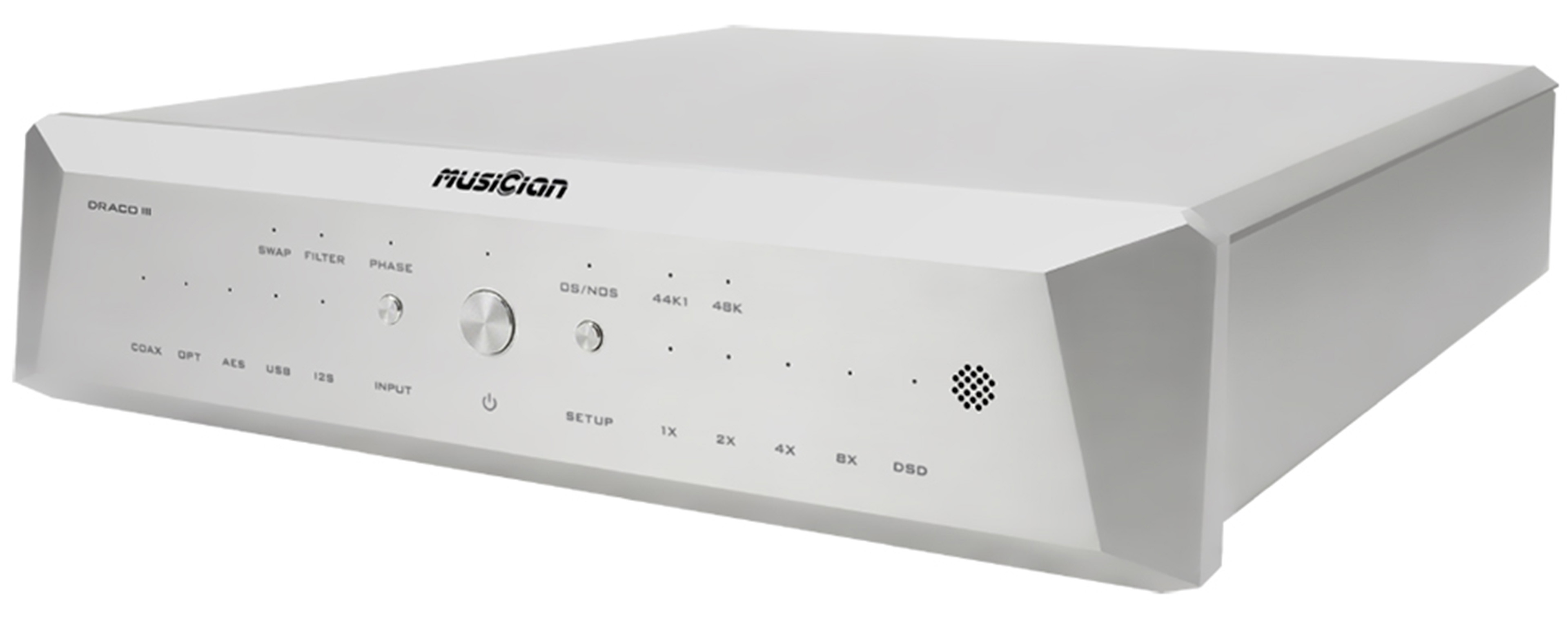 MUSICIAN DRACO III DAC R2R 1536kHz DSD1024 Argent