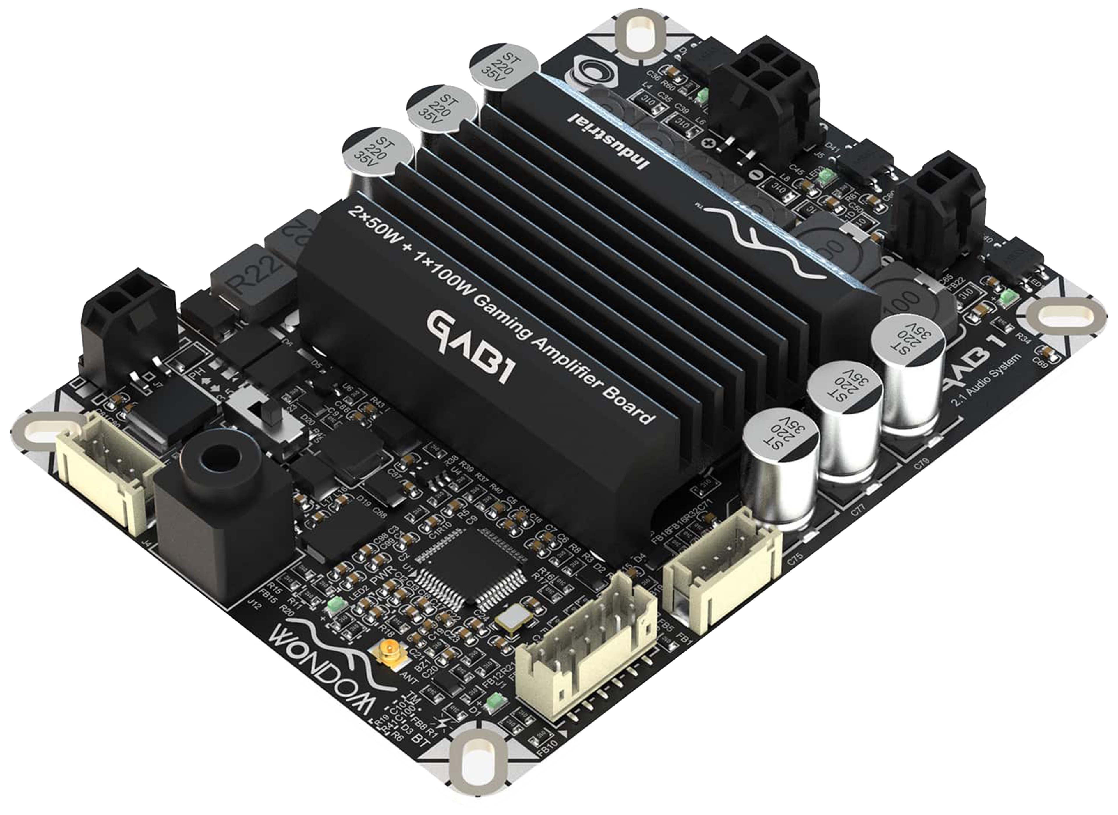 WONDOM GAB1 AA-KA32481 Module Amplificateur 2.1 TPA3116 Bluetooth 5.3 2x50W 4 Ohm + 100W 2 Ohm