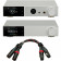 Pack Topping A70 PRO Headphone Amplifier + D70 PRO OCTO DAC + TCX1 XLR Cables 25cm Silver