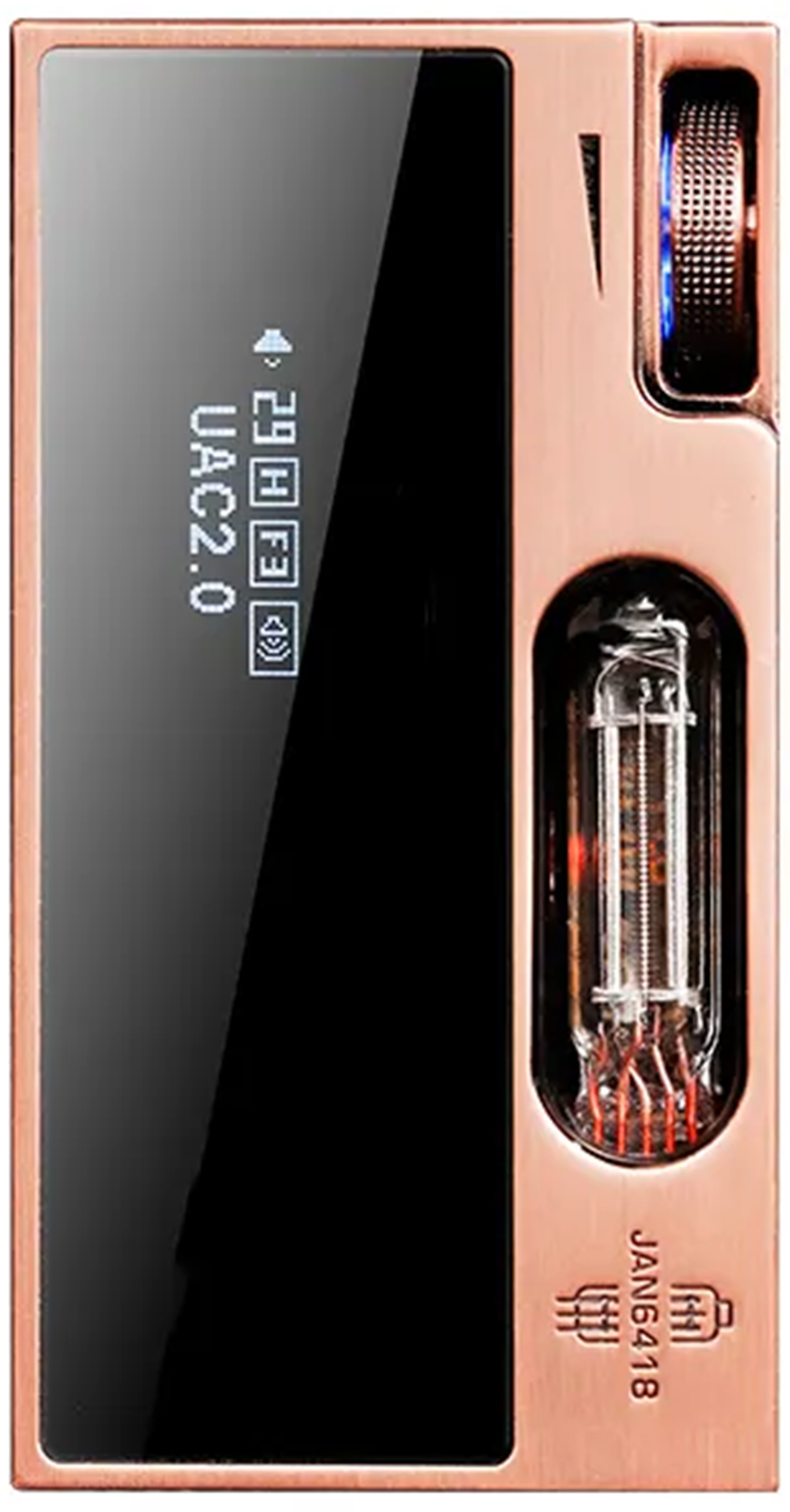 SHANLING UA7 Portable DAC Balanced Headphone Amplifier ES9069 JAN6418 Tubes OPA1612 32bit 768kHz DSD512 Copper