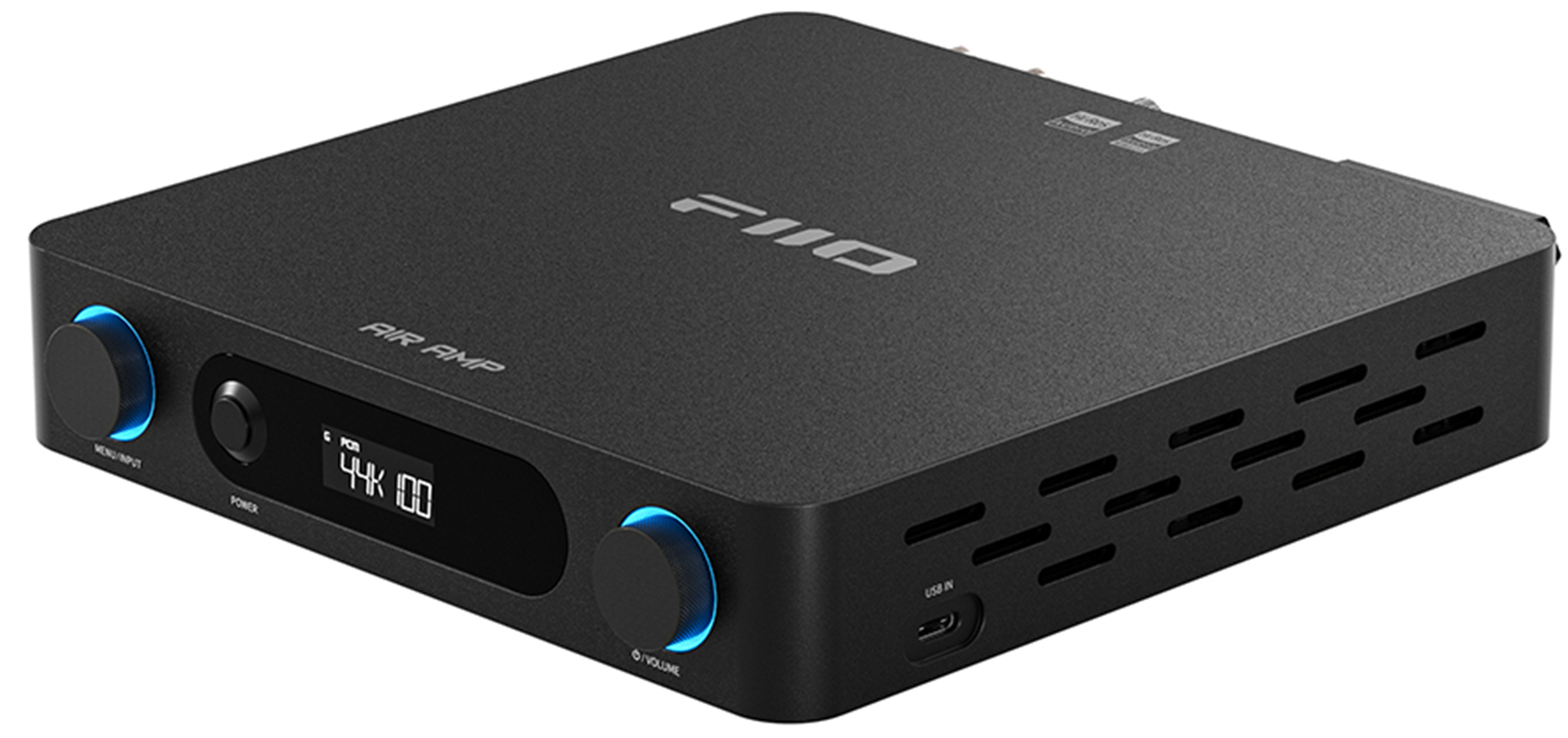 FIIO AIR AMP Streaming Amplifier ES9020Q WiFi Bluetooth 2x120W 32bit 768kHz DSD512 Black