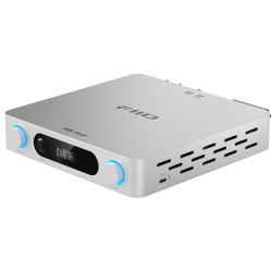 FIIO AIR AMP Streaming Amplifier ES9020Q WiFi Bluetooth 2x120W 32bit 768kHz DSD512 Silver