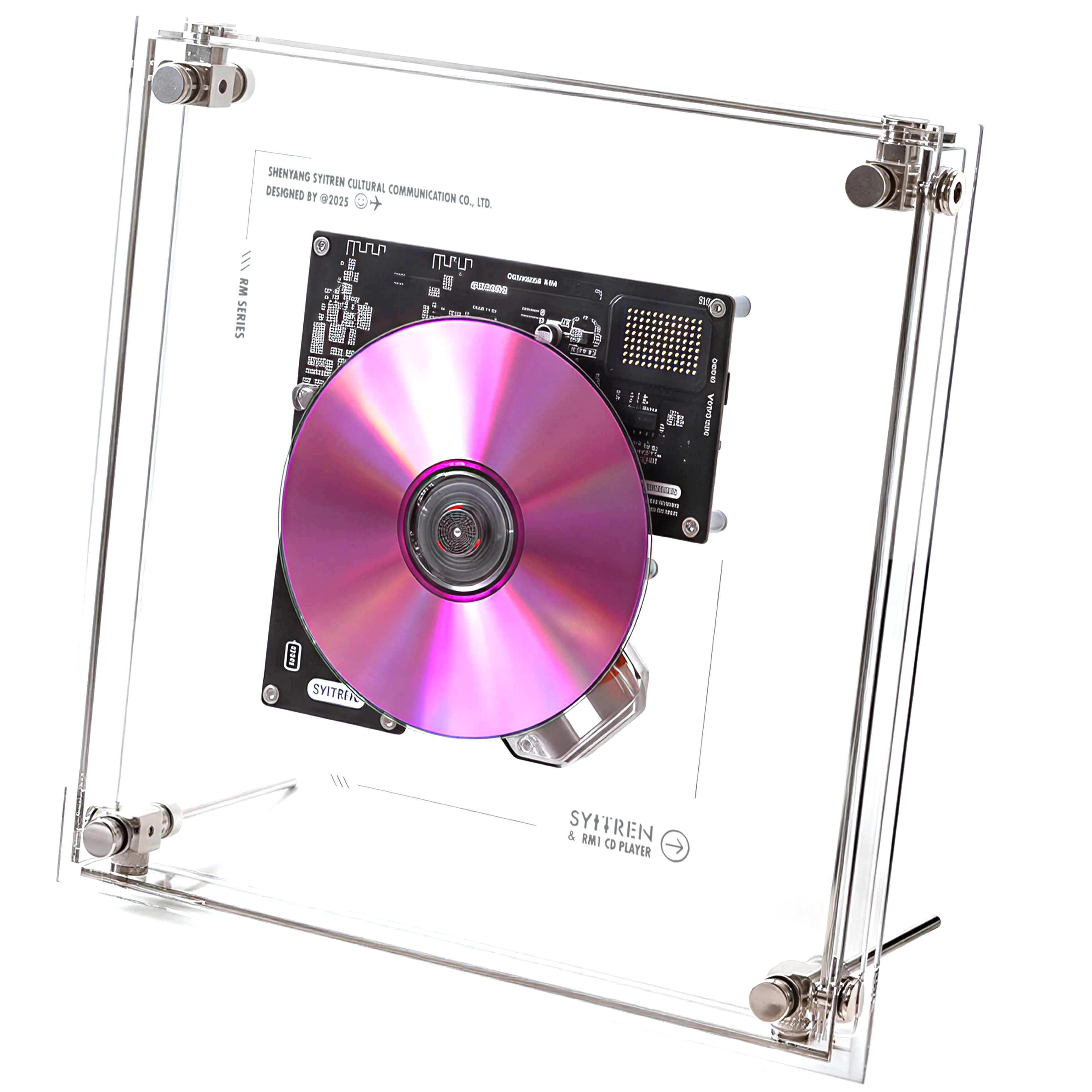 SYITREN RM1 Battery Powered CD Player Bluetooth 5.3