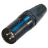 NEUTRIK NC3MXX-14-BAG-D Male XLR Connector Silver Ø10mm