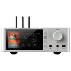 SHANLING SM1.3R HD Lecteur Réseau DAC R2R Amplificateur Casque WiFi LAN Bluetooth 32bit 768kHz DSD512 Argent