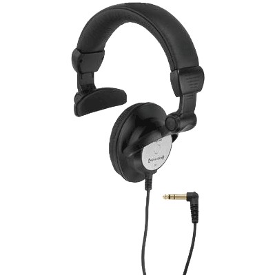 MONACOR MD-6400S Black DJ Headphones