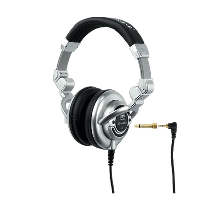 MONACOR MD-6500 Professional stereo headphones silver