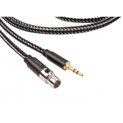 1877 PHONO Zavfino Cali Black Câble de modulation pour écouteurs Jack 3.5mm / Mini XLR 2.0m