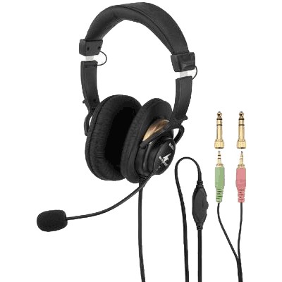 MONACOR BH-003 Casque audio stéréo avec micro électret