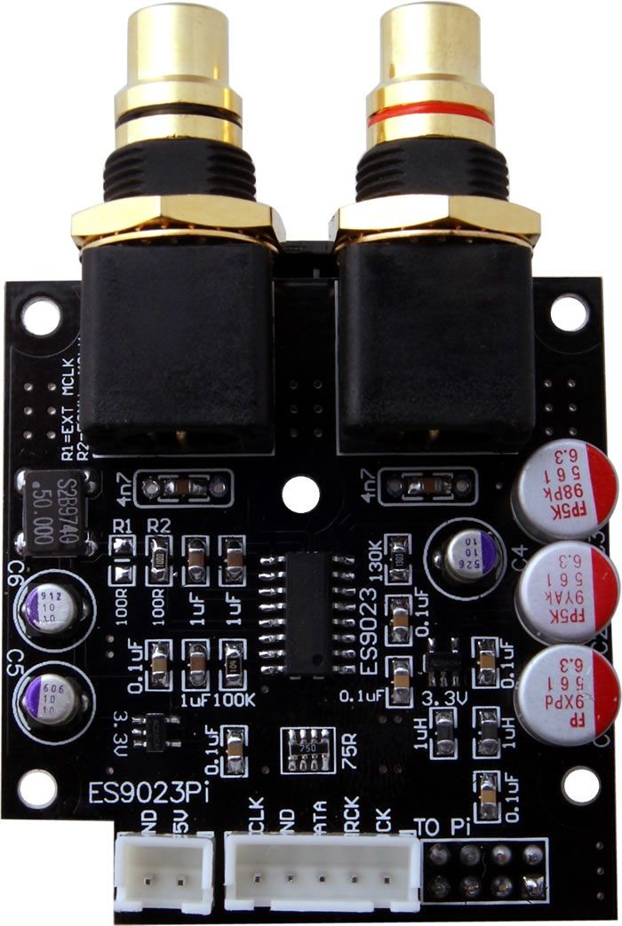 AUDIOPHONICS I-Sabre DAC ES9023 B Raspberry Pi B / I2S