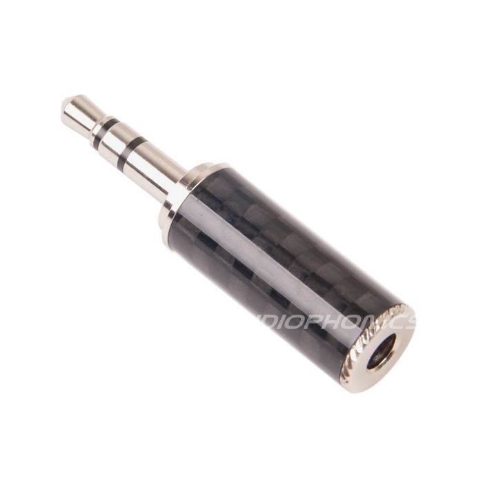 ELECAUDIO JK3-101 Stereo Jack 3.5mm Plug Carbon Ø3.5mm (Unit)