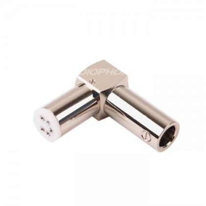 ELECAUDIO DIN-101 Tonearm Connector 5 spindles Rhodium