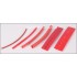 Gaine Thermorétractable 2:1 Ø1.5-13mm Rouge 10cm (Set x100)