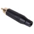 Amphenol Audio ACPR-BLK RCA Plug Gold Plated Ø 8.5mm (unit)