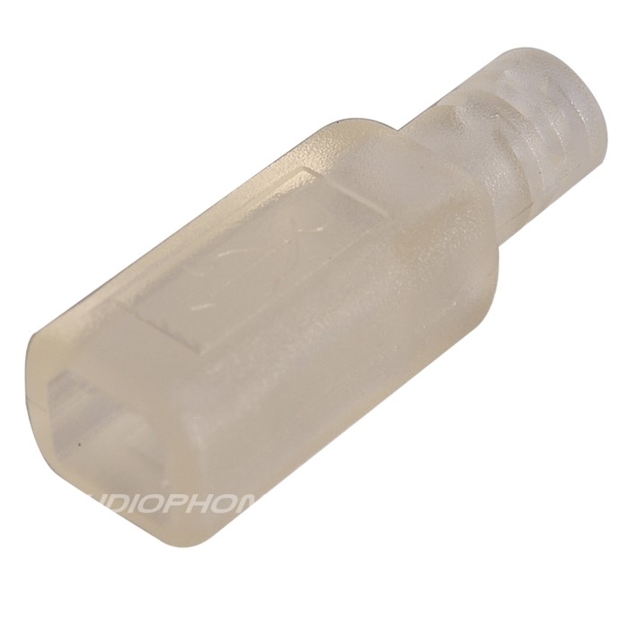 USB type B Plug - Transparent Cap