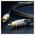 HICON Ambience Series Câble Coaxial SPDIF OFC Plaqué Or 24K 1.5m