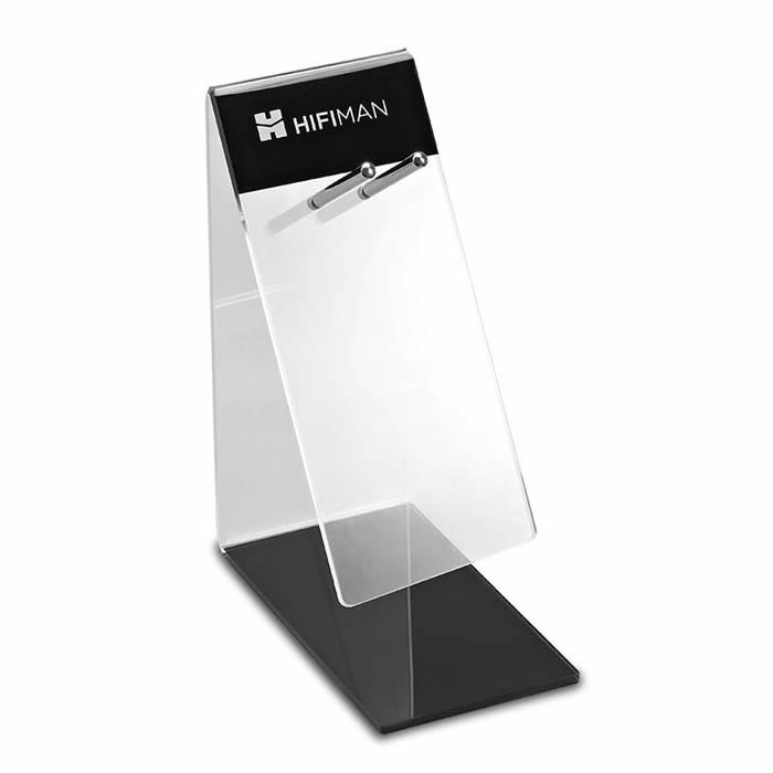 HIFIMAN Headphone Stand acrylic Transparent & Black