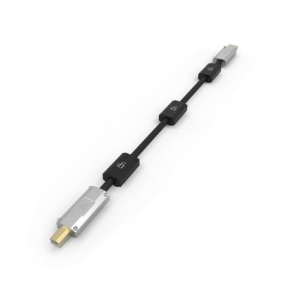 Viablue KR-2 Silver Câble USB-A Male/USB-B Male Plaqué Or 0.5 m