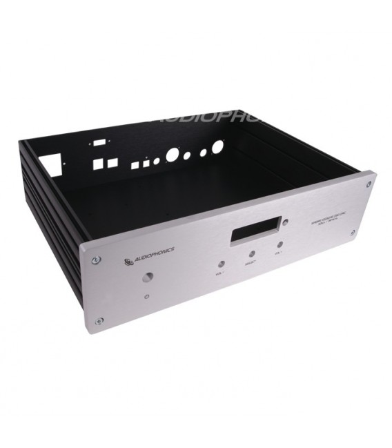Dac U Sabre Es9018 Raspberry Pi B Aluminium Box Case 330x230x80mm Audiophonics