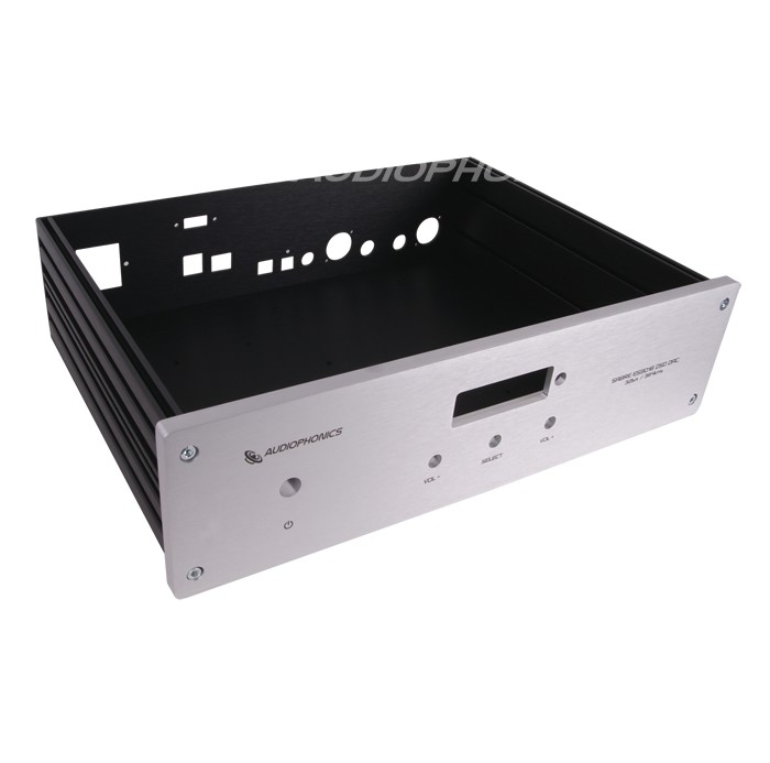 DAC U-Sabre ES9018 & Raspberry Pi B Aluminium Box / Case 330x230x80mm