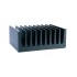 Radiateur dissipateur thermique anodisé Noir 100x50x40mm