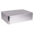 DIY Box 100% Aluminium 320x240x90mm Silver