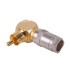 MONACOR T-714G RCA connector 90° angled Gold Plated Ø6.3mm (Unit)