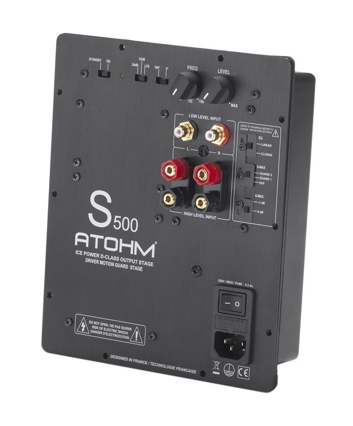 ATOHM S500 ICE POWER Module amplificateur Class-D Subwoofer 500W