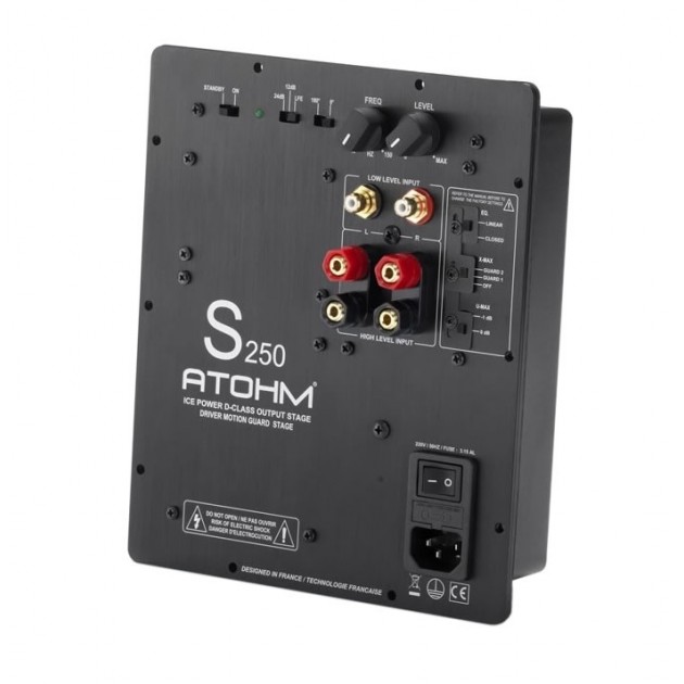 bekræfte indeks Lim ATOHM S250 ICE POWER Amplifier module Class-D Subwoofer - Audiophonics