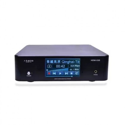 JF Digital HDM-03S Noir Lecteur Audio numérique HiFi DLNA DAC 2xWM8741 24bit/192Hz TCXO