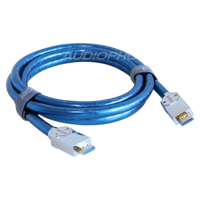 KAIBOER KBEH-T2.0 Câble HDMI 2.0 ULTRA HD 2160p 18Gbps 4K plaqué Argent 1.8m